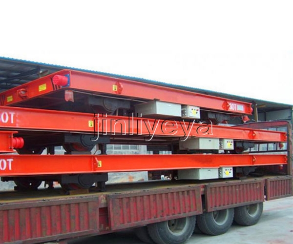 Rail electric flatbed truck